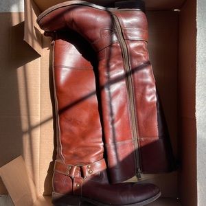 Frye Melissa Harness Knee High Boots